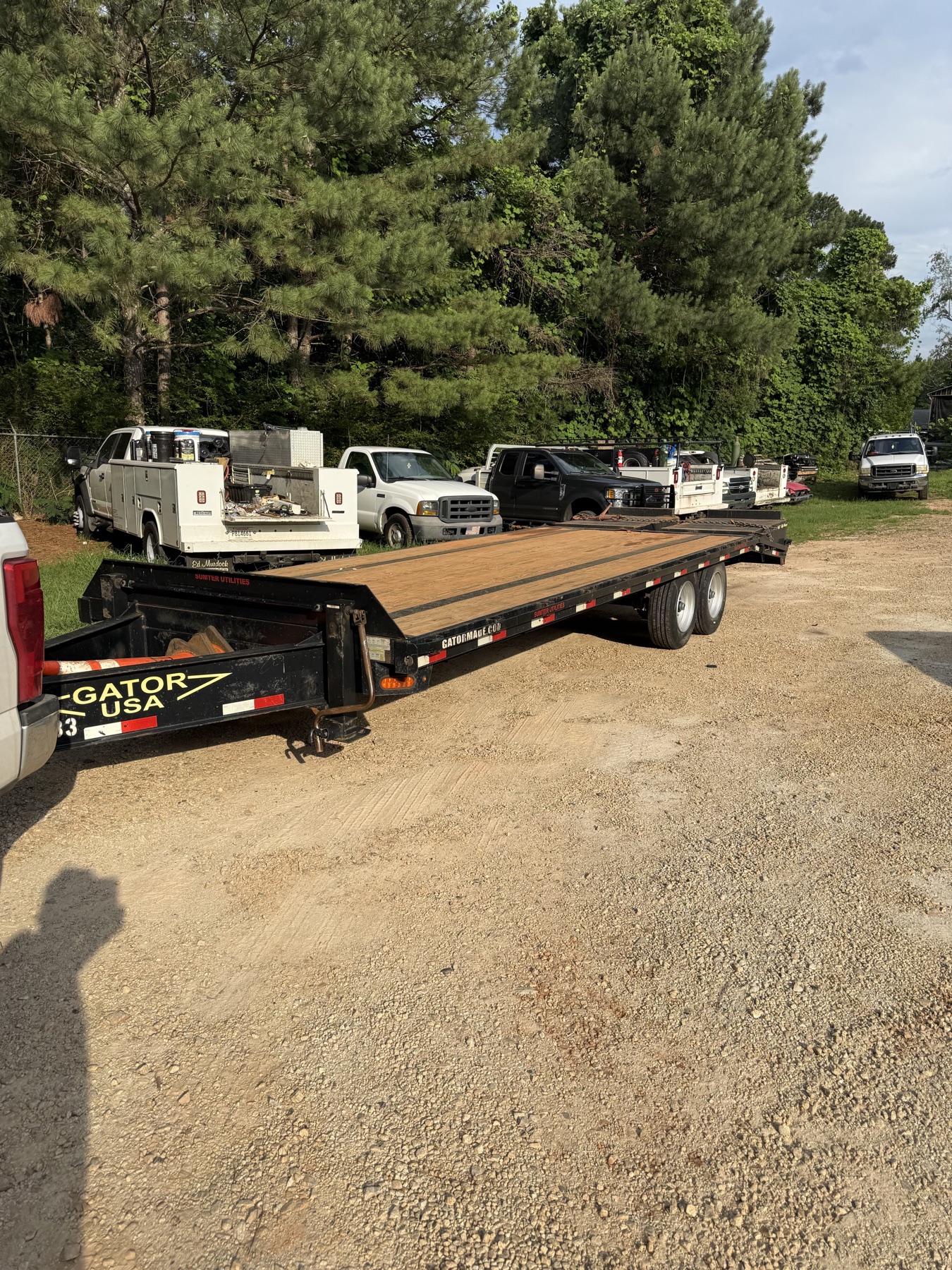 Restored trailer with new deck boards